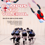 Cartell del Campus d'estiu de Voleibol